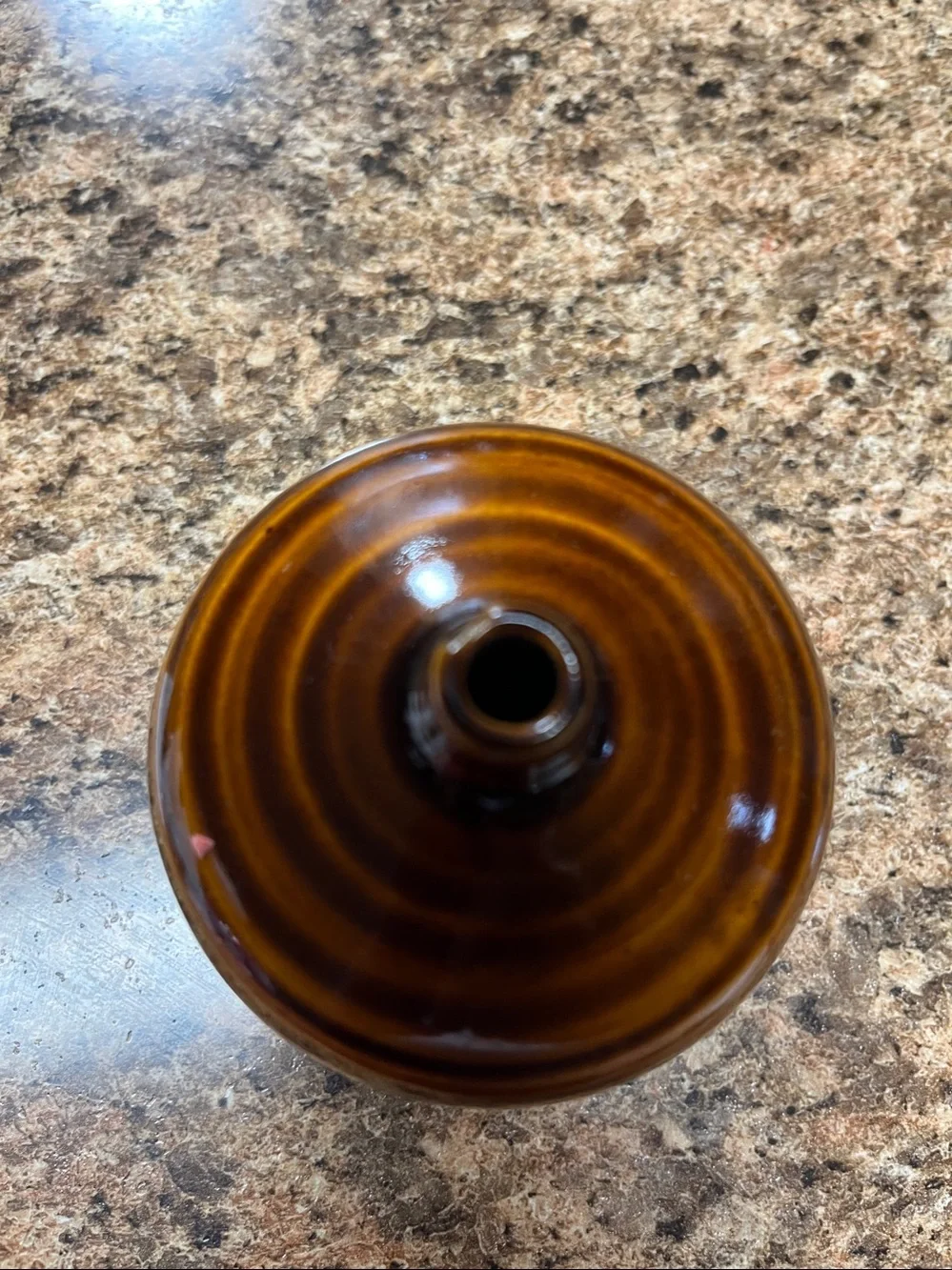 REDWARE BUD VASE  MADE IN JAPAN Tokoname